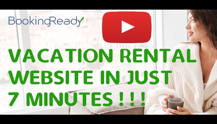 Watch a short video that explains main Booking Ready website builder features >> Make vacation rental website video thumb